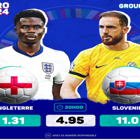 Prédictions et Conseils de Paris pour le match Angleterre vs Slovénie